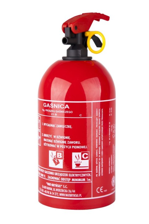 GAŚNICA PROSZKOWA 1KG GAŚNICA PROSZKOWA 1KG