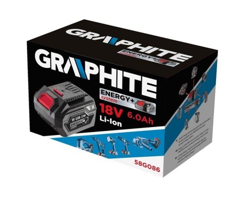 AKUMULATOR ENERGY+ 18V LI-ION 6.0AH . AKUMULATOR ENERGY+ 18V LI-ION 6.0AH .
