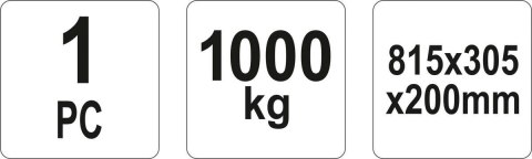 NAJAZD SAMOCHODOWY 1T NAJAZD SAMOCHODOWY 1T