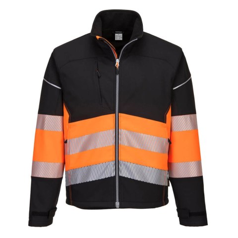 KURTKA OSTRZEGAWCZA SOFTSHELL PW375BKO ROZMIAR XL KURTKA OSTRZEGAWCZA SOFTSHELL PW375BKO ROZMIAR XL