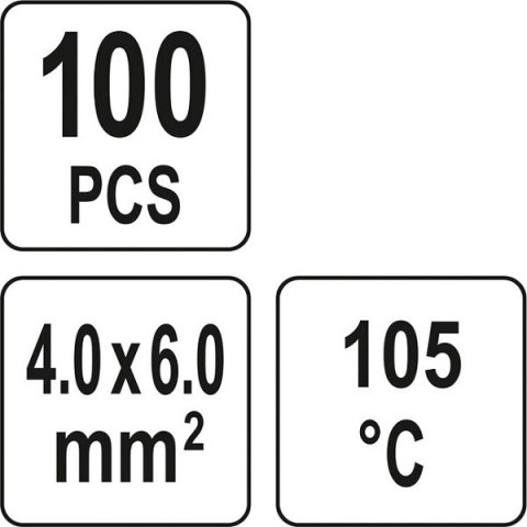 ZESTAW RUREK TERMOKURCZLIWYCH Z CYNĄ 4-6MM2., 100SZT ZESTAW RUREK TERMOKURCZLIWYCH Z CYNĄ 4-6MM2., 100SZT