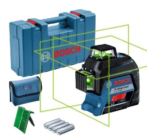 LASER KRZYŻOWY GLL 3-80 G SET ZIELONY + WALIZKA LASER KRZYŻOWY GLL 3-80 G SET ZIELONY + WALIZKA