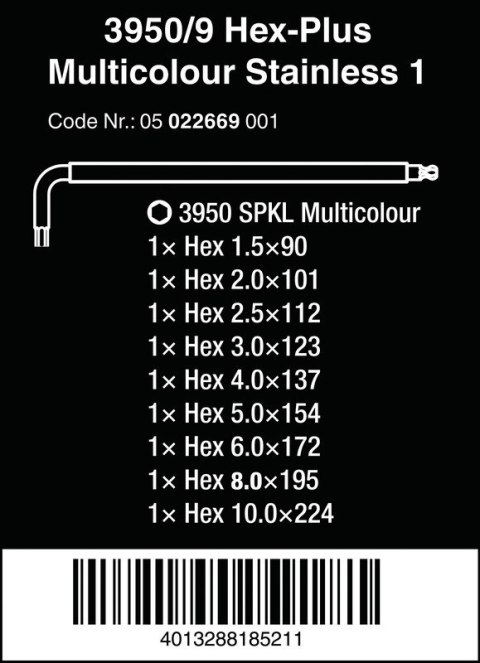 ZESTAW KLUCZY IMBUSOWYCH TRZPIENIOWYCH HEX PLUS 9SZT ZESTAW KLUCZY IMBUSOWYCH TRZPIENIOWYCH HEX PLUS 9SZT