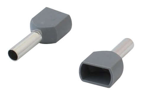 KOŃCÓWKA TULEJKOWA IZOLOWANA PODWÓJNA 2*2.5MM 10 SZTUK KOŃCÓWKA TULEJKOWA IZOLOWANA PODWÓJNA 2*2.5MM 10 SZTUK