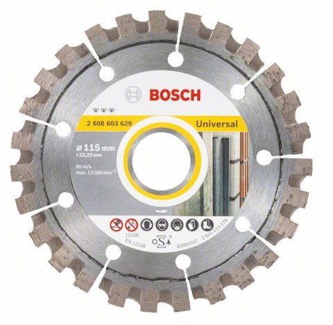 TARCZA DIAMENTOWA UNIVERSAL 115MM TARCZA DIAMENTOWA UNIVERSAL 115MM
