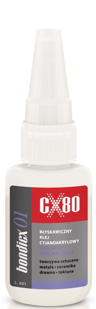KLEJ CYJANOAKRYLOWY BŁYSKAWICZNY 20G KLEJ CYJANOAKRYLOWY BŁYSKAWICZNY 20G