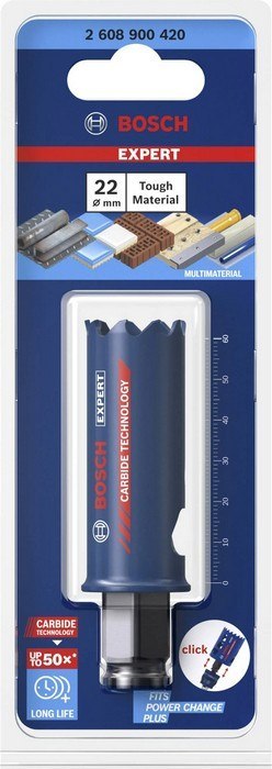 PIŁA OTWORNICA Z WĘGLIKÓW EXPERT TOUGH MATERIAL 22MM PIŁA OTWORNICA Z WĘGLIKÓW EXPERT TOUGH MATERIAL 22MM