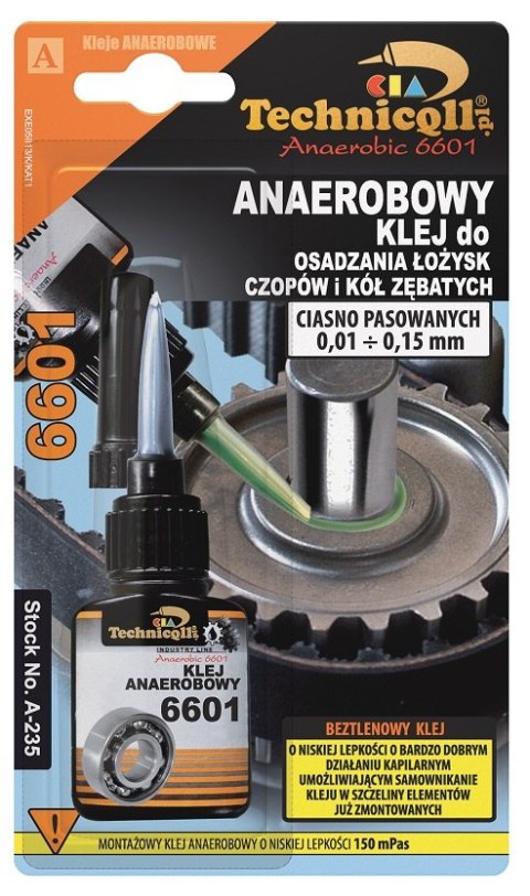 KLEJ ANAEROBOWY 6601 10G KLEJ ANAEROBOWY 6601 10G
