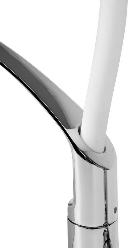 BATERIA ZLEWOZMYWAKOWA, ELASTYCZNA WYLEWKA FLEXIBLE 2,BIAŁA BATERIA ZLEWOZMYWAKOWA, ELASTYCZNA WYLEWKA FLEXIBLE 2,BIAŁA