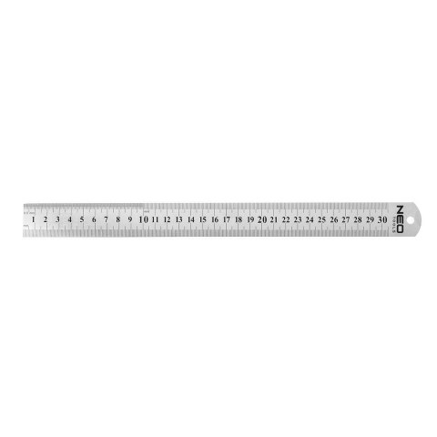 PRZYMIAR LINIOWY 30CM, STAL NIERDZEWNA PRZYMIAR LINIOWY 30CM, STAL NIERDZEWNA