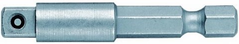 ADAPTER, HEX/KWADRAT 1/4'' 100MM, 870/4 ADAPTER, HEX/KWADRAT 1/4'' 100MM, 870/4