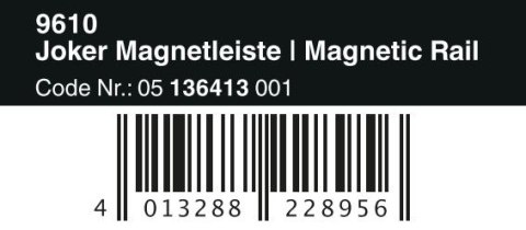 LISTWA MAGNETYCZNA 9610, NA 11 KLUCZY PŁASKICH 30*370MM LISTWA MAGNETYCZNA 9610, NA 11 KLUCZY PŁASKICH 30*370MM