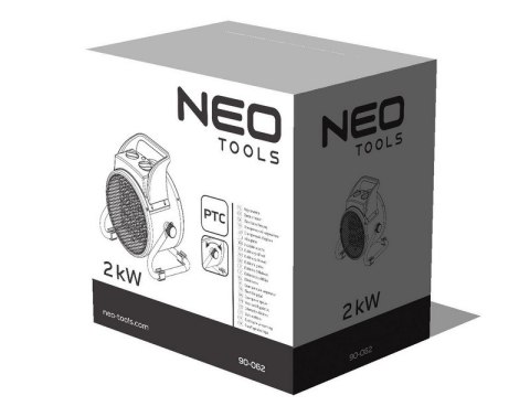 NAGRZEWNICA ELEKTRYCZNA CERAMICZNA PTC 2KW NAGRZEWNICA ELEKTRYCZNA CERAMICZNA PTC 2KW