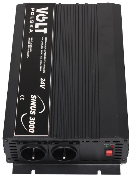 PRZETWORNICA VOLT POLSKA SINUS 3000 24V / 230V 1500/3000W VOLT POLSKA PRZETWORNICA VOLT POLSKA SINUS 3000 24V / 230V 1500/3000W VOLT POLSKA