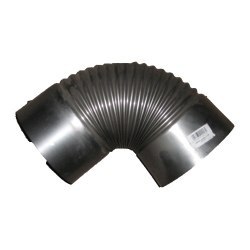 KOLANO PIECOWE CZARNE Z BLACHY 1MM 120MM KOLANO PIECOWE CZARNE Z BLACHY 1MM 120MM