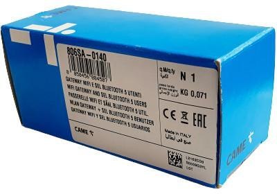 CAME KEY - moduł WiFi /BLUETOOTH (806SA-0140) CAME CAME KEY - moduł WiFi /BLUETOOTH (806SA-0140) CAME