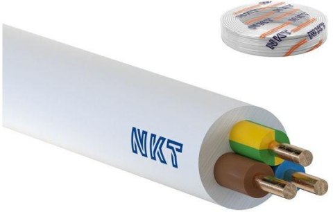 Przewód NKT YDY 3x2,5 żo 450/750V /100m/ NKT SPÓŁKA AKCYJNA Przewód NKT YDY 3x2,5 żo 450/750V /100m/ NKT SPÓŁKA AKCYJNA