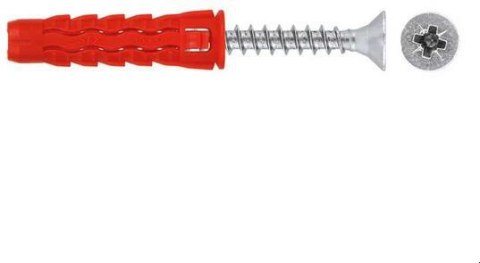 Kołek uniwersalny 8x40/50, wkręt z łbem stożkowym, Masterbox (SFXP-08040050 x 50szt.) WKRĘT-MET Kołek uniwersalny 8x40/50, wkręt z łbem stożkowym, Masterbox (SFXP-08040050 x 50szt.) WKRĘT-MET
