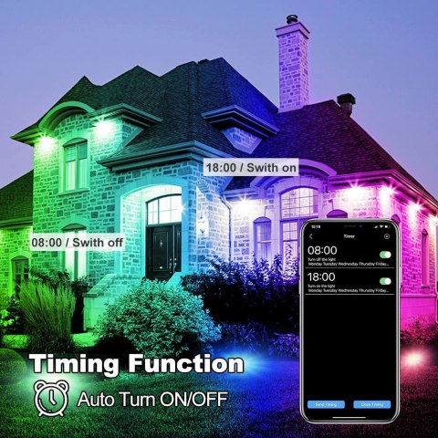 Naświetlacze LED reflektor RGB smart 4 sztuki Naświetlacze LED reflektor RGB smart 4 sztuki