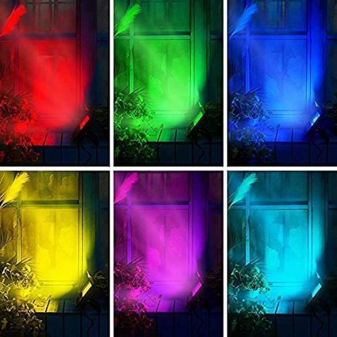 Naświetlacze LED reflektor RGB smart 4 sztuki Naświetlacze LED reflektor RGB smart 4 sztuki