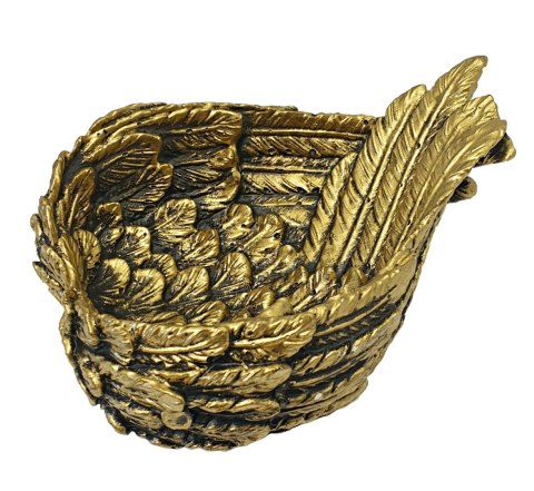 ŚWIECZNIK PODSTAWKA NA ŚWIECZKĘ TEALIGHT ZŁOTE SKRZYDŁA ŚWIECZNIK PODSTAWKA NA ŚWIECZKĘ TEALIGHT ZŁOTE SKRZYDŁA