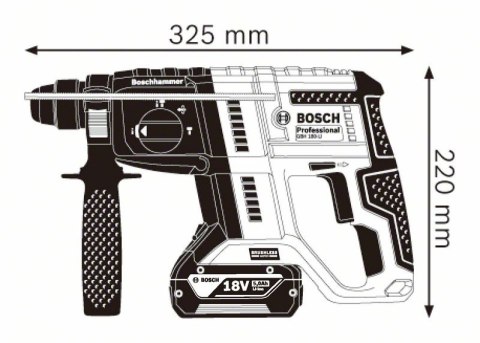 ZESTAW NARZĘDZI AKUM. GBH 180-LI + GWS 180-L1 2*4.0AH XLBOXX ZESTAW NARZĘDZI AKUM. GBH 180-LI + GWS 180-L1 2*4.0AH XLBOXX