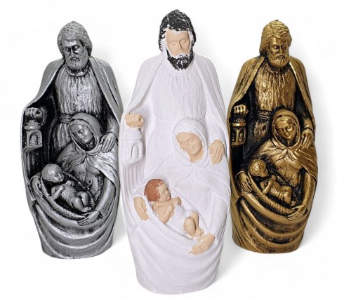 BIAŁA FIGURKA ŚWIĘTA RODZINA MARYJA JÓZEF I DZIECIĄTKO JEZUS DEKORACJA BIAŁA FIGURKA ŚWIĘTA RODZINA MARYJA JÓZEF I DZIECIĄTKO JEZUS DEKORACJA