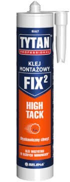 KLEJ MONTAŻOWY FIX2 HIGH TACK BIAŁY 290ML KLEJ MONTAŻOWY FIX2 HIGH TACK BIAŁY 290ML
