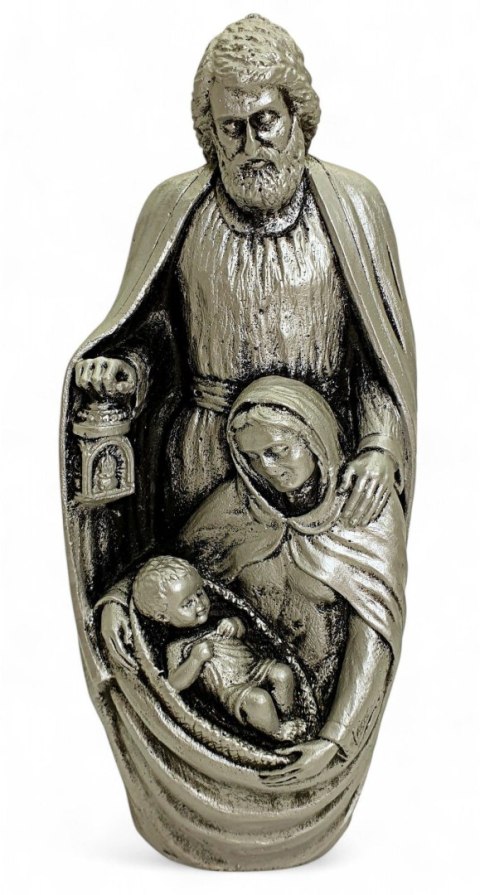 SREBRNA FIGURKA ŚWIĘTA RODZINA MARYJA JÓZEF I DZIECIĄTKO JEZUS DEKORACJA SREBRNA FIGURKA ŚWIĘTA RODZINA MARYJA JÓZEF I DZIECIĄTKO JEZUS DEKORACJA