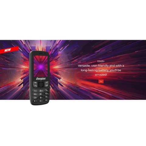 Energizer E242S+ - Telefon 512MB RAM 4GB 2,4" 4G LTE Dual SIM EU (Czarny) Energizer E242S+ - Telefon 512MB RAM 4GB 2,4" 4G LTE Dual SIM EU (Czarny)