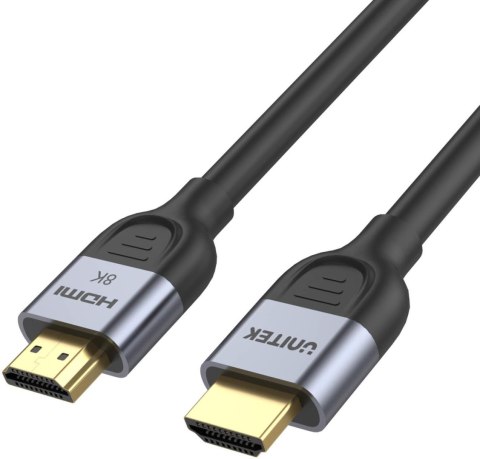 Unitek Kabel HDMI 2.1 8K 60Hz, czarny, 1m UNITEK Unitek Kabel HDMI 2.1 8K 60Hz, czarny, 1m UNITEK