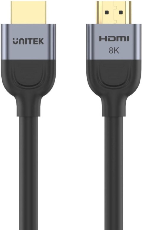 Unitek Kabel HDMI 2.1 8K 60Hz, czarny, 1m UNITEK Unitek Kabel HDMI 2.1 8K 60Hz, czarny, 1m UNITEK