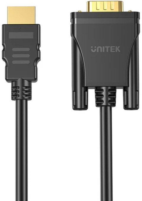 Unitek Kabel HDMI na VGA, FullHD 60Hz, 2 m UNITEK Unitek Kabel HDMI na VGA, FullHD 60Hz, 2 m UNITEK
