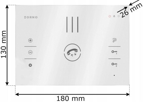 Zestaw domofon ORNO OR-DOM-BA-933/B ORNO Zestaw domofon ORNO OR-DOM-BA-933/B ORNO