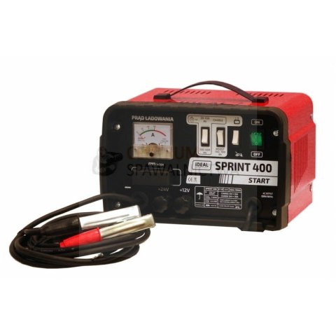 PROSTOWNIK Z ROZRUCHEM SPRINT 400 START 45A 230V 12/24V PROSTOWNIK Z ROZRUCHEM SPRINT 400 START 45A 230V 12/24V