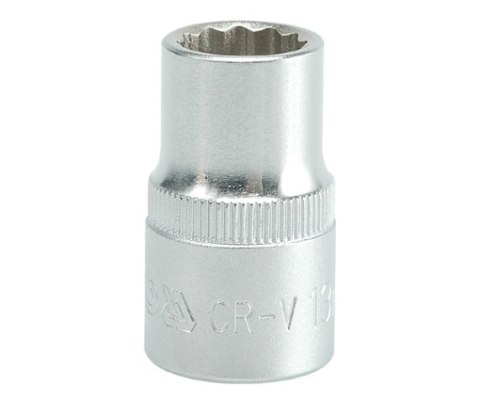 NASADKA KRÓTKA 12-KĄTNA CHROMOWANA 1/2'' 17MM NASADKA KRÓTKA 12-KĄTNA CHROMOWANA 1/2'' 17MM
