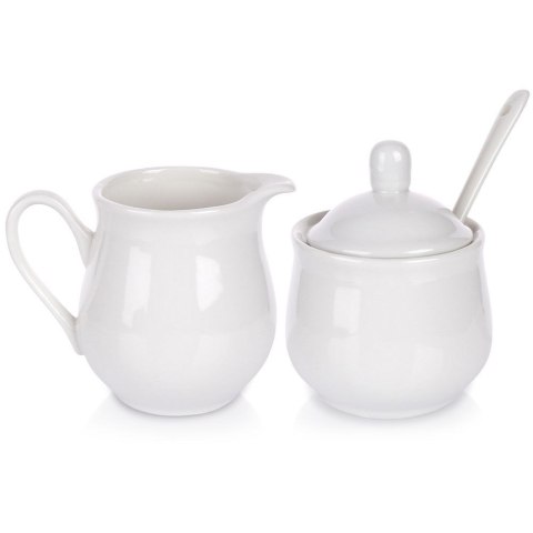 Cukierniczka i mlecznik porcelanowy zestaw 4 el. Cukierniczka i mlecznik porcelanowy zestaw 4 el.