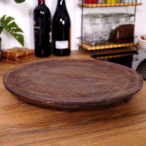 Deska drewniana / taca do serwowania na nóżkach 37 cm Deska drewniana / taca do serwowania na nóżkach 37 cm