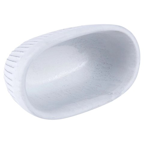 Doniczka ceramiczna biała 20x11 cm Doniczka ceramiczna biała 20x11 cm