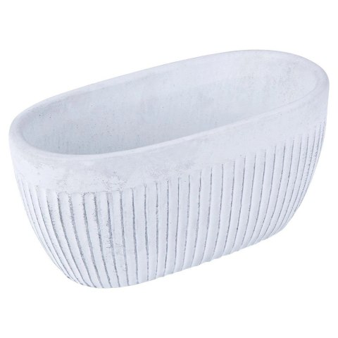 Doniczka ceramiczna biała 26x13 cm Doniczka ceramiczna biała 26x13 cm