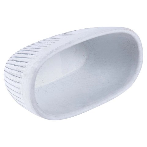 Doniczka ceramiczna biała 26x13 cm Doniczka ceramiczna biała 26x13 cm