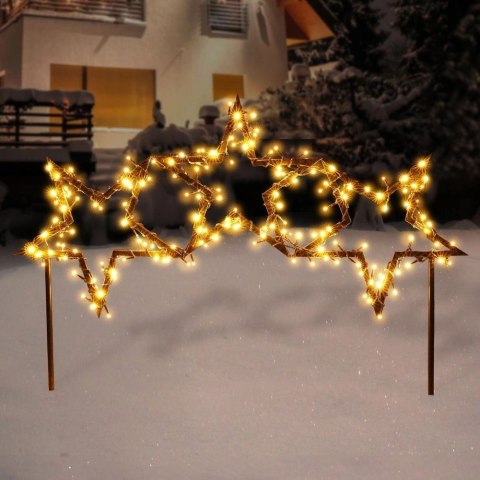 Gwiazda świecąca zewnętrzna metalowa LED 102x55 cm Gwiazda świecąca zewnętrzna metalowa LED 102x55 cm