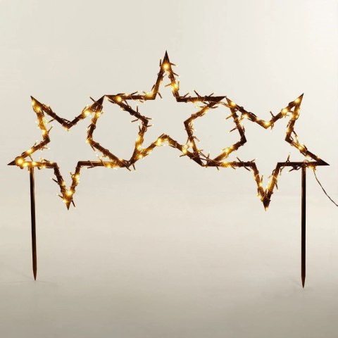 Gwiazda świecąca zewnętrzna metalowa LED 102x55 cm Gwiazda świecąca zewnętrzna metalowa LED 102x55 cm