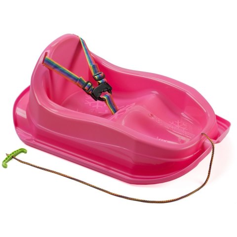 Jabłuszko Ślizg na Śnieg Bobslej dla Dzieci MARMAT Pink Jabłuszko Ślizg na Śnieg Bobslej dla Dzieci MARMAT Pink