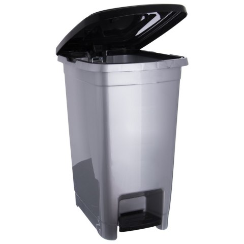 Kosz na odpady śmieci slim wąski 15 l z pokrywą Kosz na odpady śmieci slim wąski 15 l z pokrywą