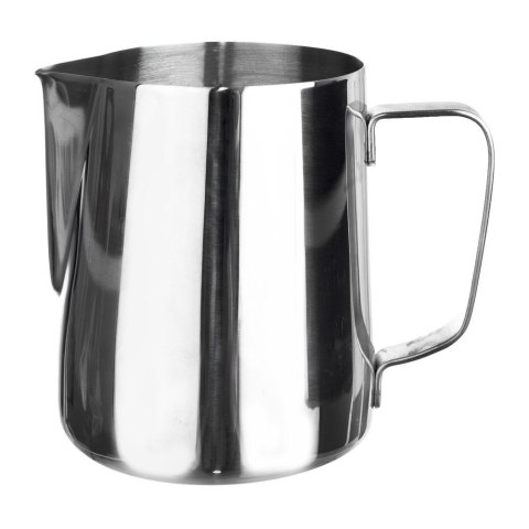 Mlecznik stalowy z uchwytem i miarką 580 ml Mlecznik stalowy z uchwytem i miarką 580 ml