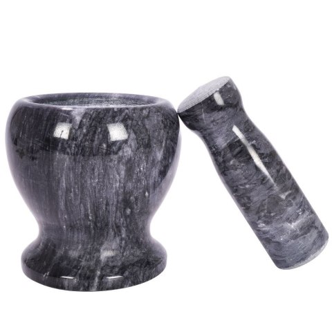 Moździerz granitowy kamienny z tłuczkiem do ucierania przypraw ziół orzechów ciężki 11 cm Moździerz granitowy kamienny z tłuczkiem do ucierania przypraw ziół orzechów ciężki 11 cm