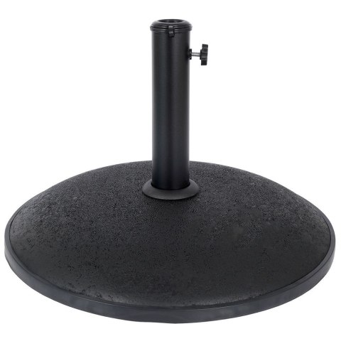 Podstawa betonowa do parasola ogrodowego ciężka czarny stojak na parasol 25 kg 50 cm Podstawa betonowa do parasola ogrodowego ciężka czarny stojak na parasol 25 kg 50 cm