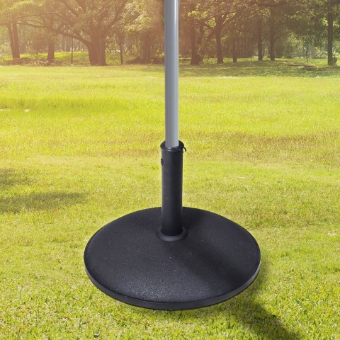 Podstawa betonowa do parasola ogrodowego ciężka czarny stojak na parasol 25 kg 50 cm Podstawa betonowa do parasola ogrodowego ciężka czarny stojak na parasol 25 kg 50 cm