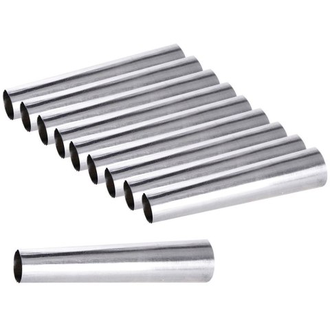 Rurki cukiernicze foremki formy do rurek 10 sztuk 10 cm Rurki cukiernicze foremki formy do rurek 10 sztuk 10 cm